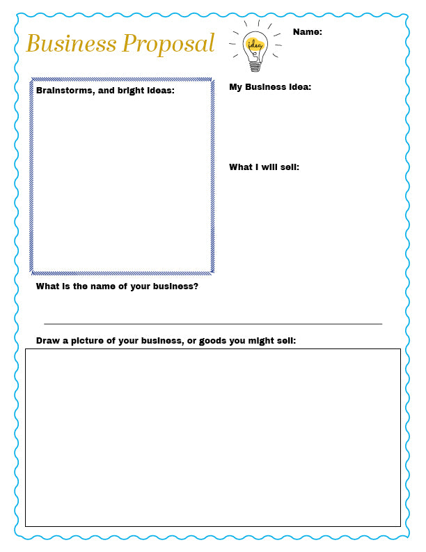 Kid's Business Proposal